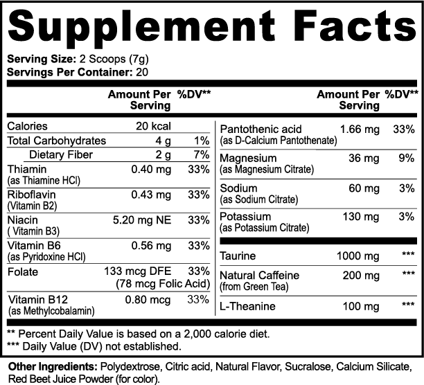 Clean Energy Pre-Workout